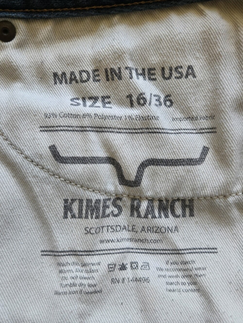 🤠 EUC Kimes Ranch Betty Seventeen Jeans | Women's Size 16 x 36 | 🤠 - Picture 6 of 6